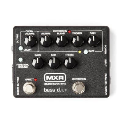 新品 未使用 MXR M80 Bass D.I.+ Bass MXR M80 Bass D.I.+ Bass Distortion Pedal | Sweetwater
