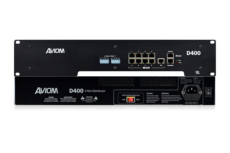 Aviom D400Dante Distributor Reverb