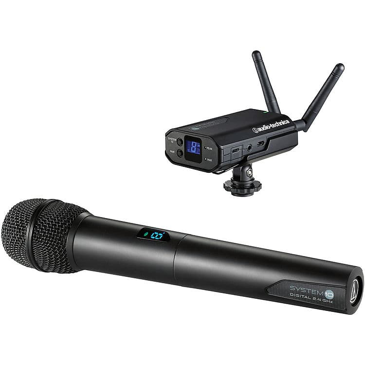 Audio-Technica System 10 ATW-1702 Portable Camera-Mount Wireless Microphone System image 1