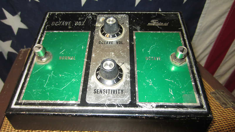 ~1968 Maestro Octave Box Chrome and Green image 1