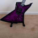 Schecter E-1 FR S Special Edition Sustainiac with Floyd Rose Trans Purple Burst