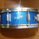 Rogers 14x5"Powertone Cleveland Blue Sparkle Jasper Maple Snare Drum Vintage 60s