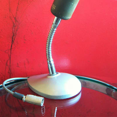 Vintage 1950's Altec 633A dynamic microphone "Salt Shaker" w period stand & cable High Z PROP # 2 image 4