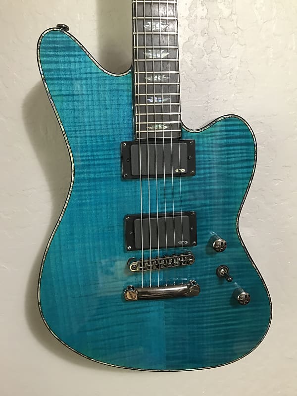 Charvel Desolation SK-1 Skatecaster HT Trans Blue | Reverb Charvel Desolation SK-1 Skatecaster HT Trans Blue | Reverb