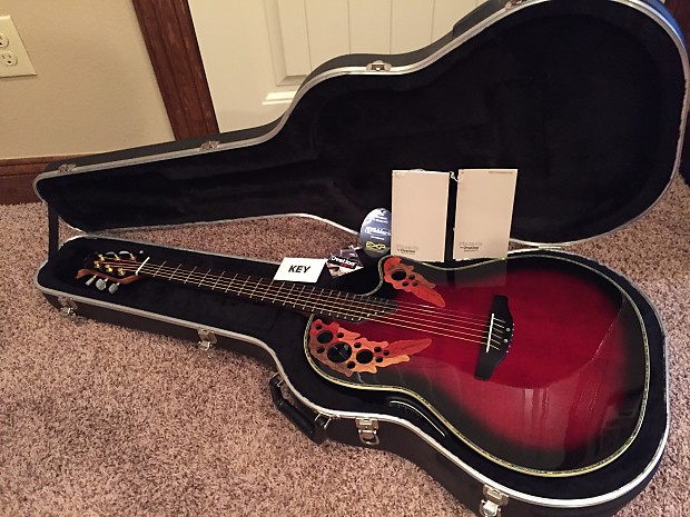 Ovation Pinnacle CU247 Cherry Burst