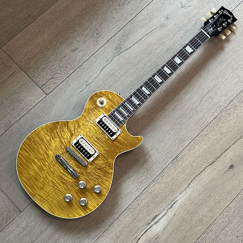 Gibson Les Paul Slash Appetite Electric Guitar | Amber | Reverb