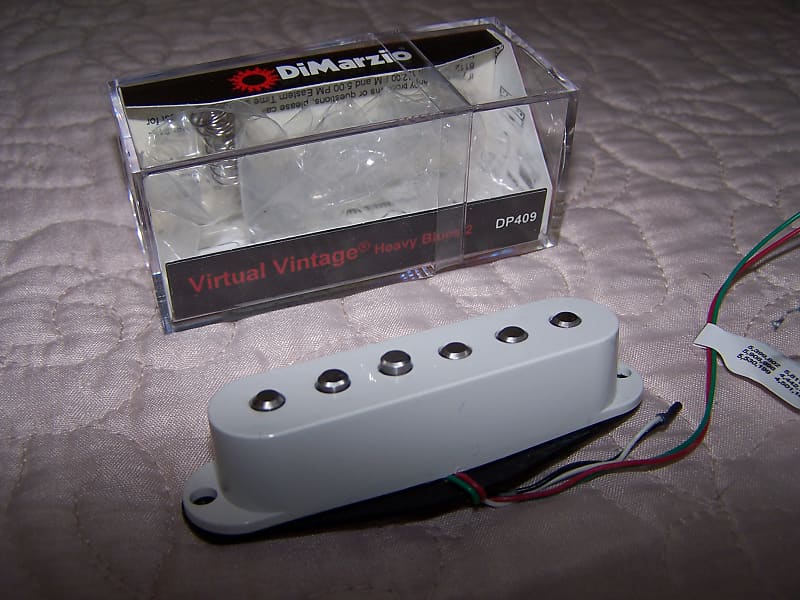 Dimarzio Heavy Blues 2 DP409 2021 white EXC | Reverb
