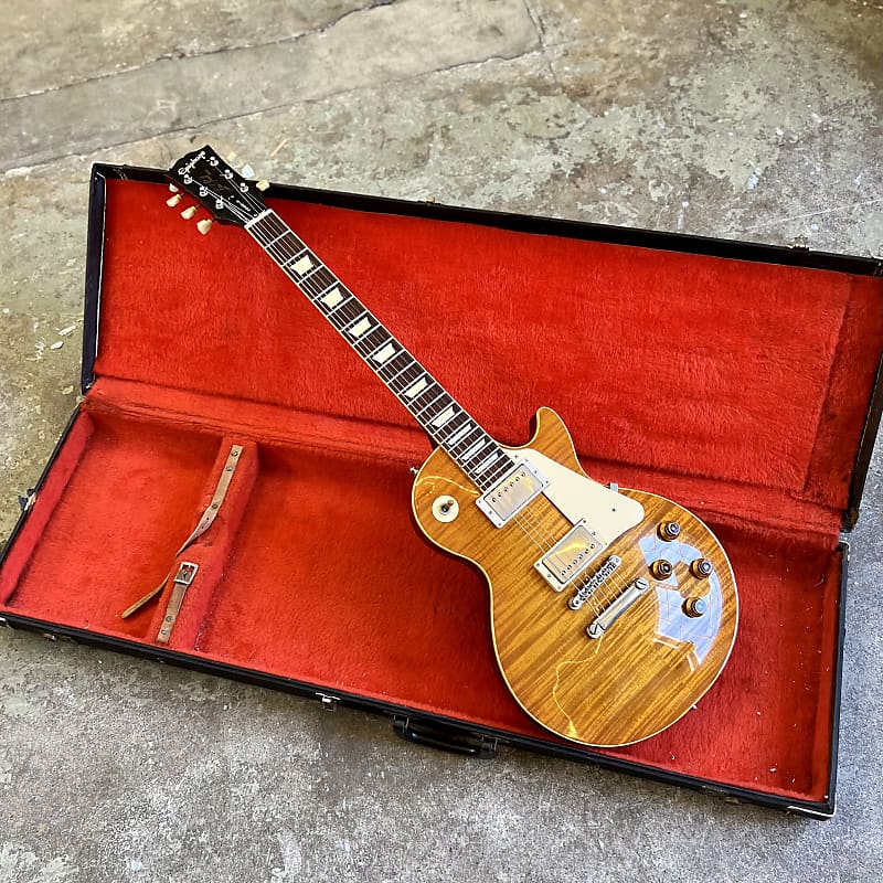 Epiphone by Gibson Les Paul Standard 1999 - Lemon burst flame top