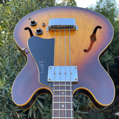 1968 Gibson EB-2 Bass - Iced Tea Sunburst - Perfect - HSC image 8