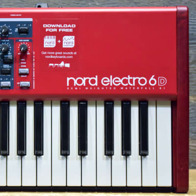 Nord Electro 6D 61 Semi-Weighted Waterfall 61-Note Keyboard Synthesizer #EO12161 image 1