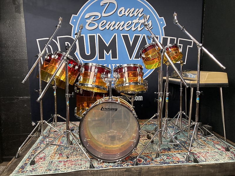 ludwig vistalite drums