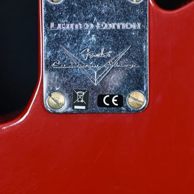 Fender Custom Shop B3 LTD Reverse '50s Telecaster from 2023 in Relic Cimarron Red with original hardcase image 8