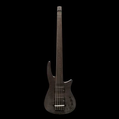 NS Design CR5 Radius Bass Guitar - Charcoal Satin - Fretless for sale