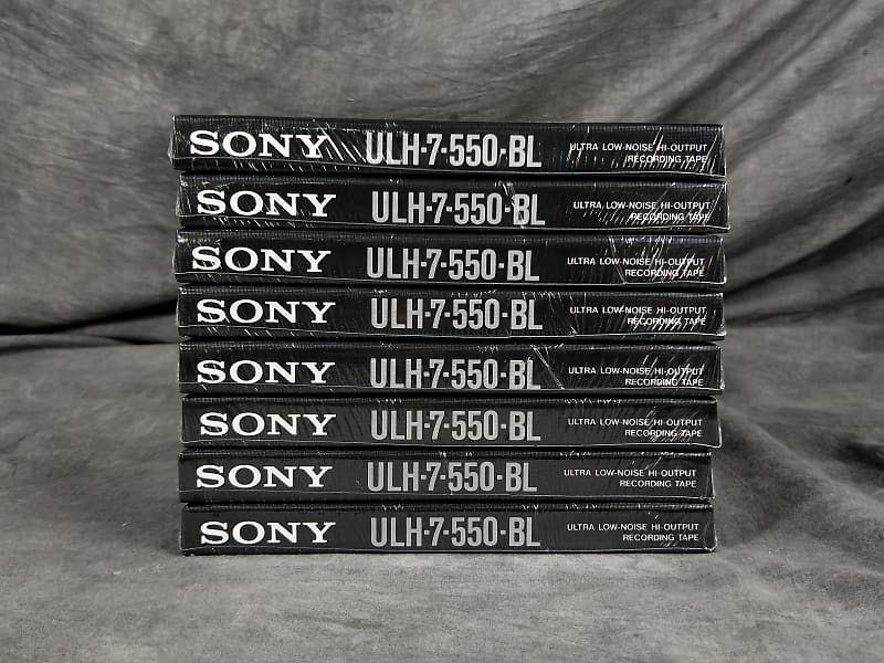 Unopened SONY ULH-7-550-BL Open Reel Tapes 8X with Box #5006364