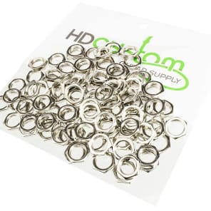 HDCustom HDSP023-100 Hex Nuts for Potentiometers/Output Jacks (100-Pack)