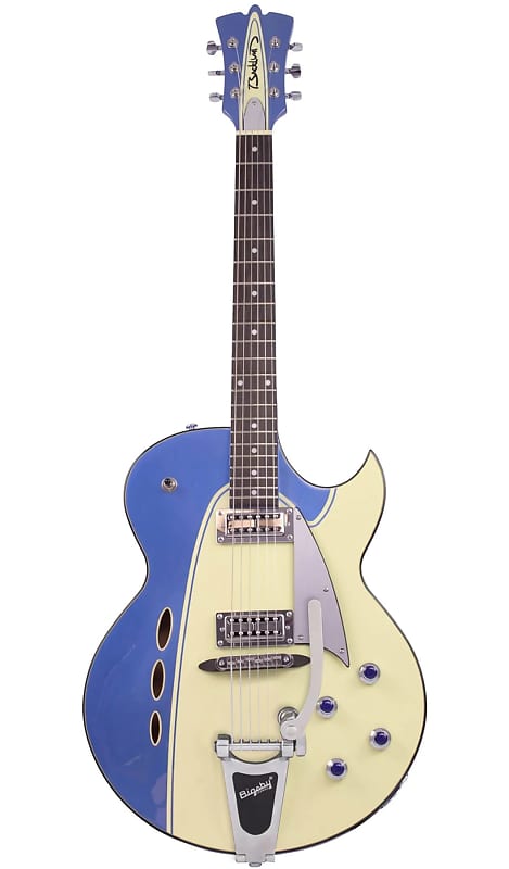 Backlund Rockerbox II DLX Semi-Hollow Maple Body Mahogany Neck Soft C 6-String Electric Guitar w/Premium Soft Case image 1