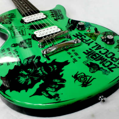 Custom Painted and Upgraded  Epiphone LP Special ll -Aged and Worn With Graphics and Matching Headstock Bild 19