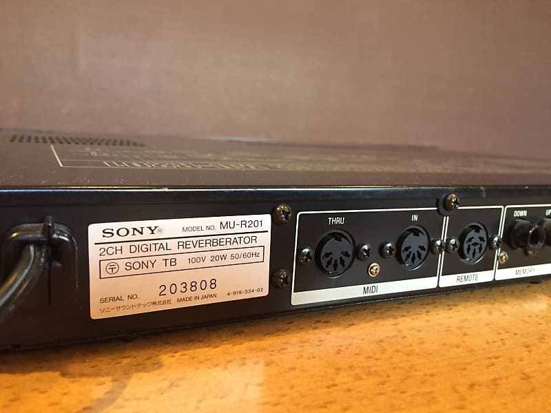 Sony MU-R201 Stereo Digital Reverb [Legendary Japanese Vintage Gear]