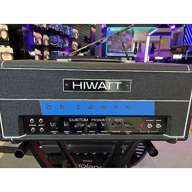 HiWatt DR103 Custom 100 Tube Amp Head Early 2000's | Reverb