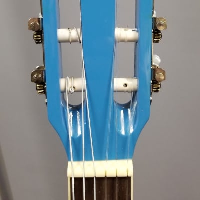 San Mateo SMBB Blue Classical Folk Guitar  Blue image 2