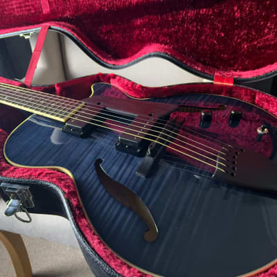 Sadowsky LS15 LS-15 Archtop Hollowbody Electric Guitar Custom Color Trans Black image 11