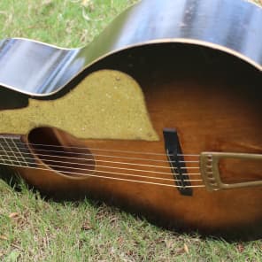 Vintage Regal Acoustic Parlor Guitar 1930s USA Restored Player