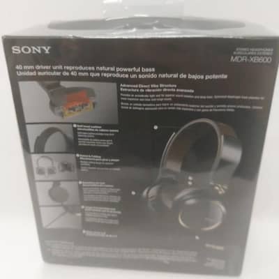 Sony MDR-XB600 HEADPHONES 🎧🎶 IN ORIGINAL PACKAGING image 2