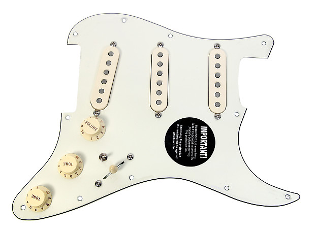 920D Custom Shop 15-15-11 Fender Custom Shop Texas Special Loaded Strat Pickguard w/ 7-Way Switching image 1