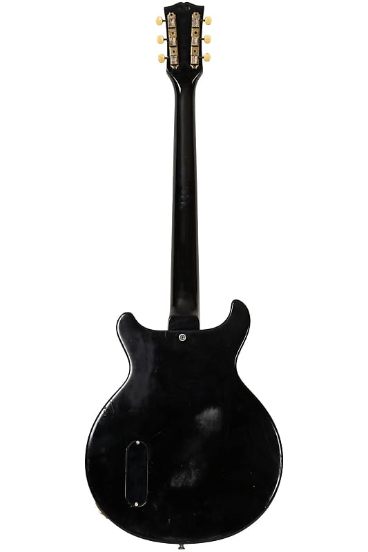 1962-64 Gibson Double Cut Les Paul Junior Black Refin | Reverb