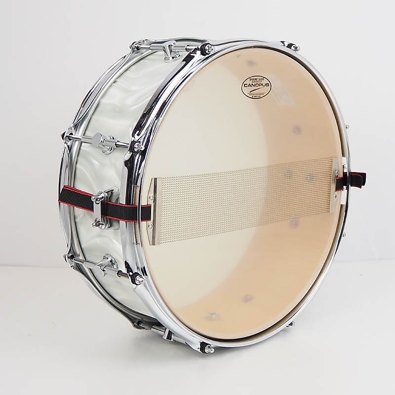 CANOPUS [USED] BR-1455 [Birch Snare Drum / 14x5.5 / White Satin]