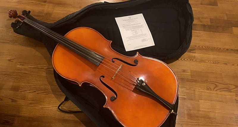 1963 Karl Hofner Bubenreuth Cello Full Size 4/4 with Brown