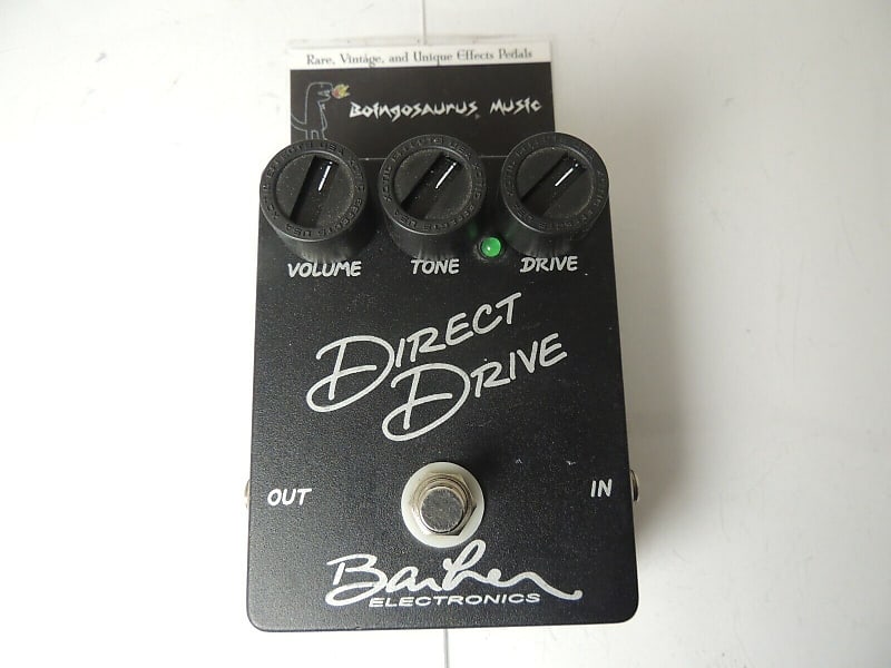 Barber Direct Drive Overdrive Effects Pedal Push Pull Tone Pot Free USA Shipping image 1