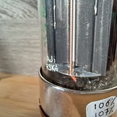Super rare 1963  NOS MULLARD 6080 BLACK PLATE  triple mica Mitcham  PERFECT  balance super strong  Miniwatt label AJ1 model CV2984 6AS7 5998 image 20