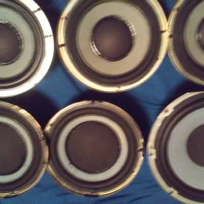 Sony woofers, speakers, and subwoofer BLUE cones! Whole lot/ one bid! image 1