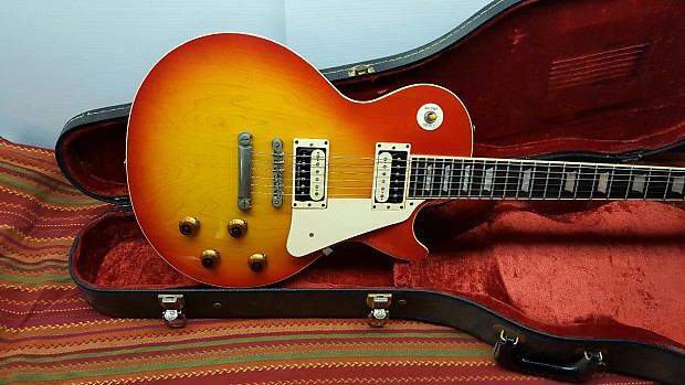 Aria Pro II Les Paul Leopard 1981 Sunburst MIJ Vintage HSC