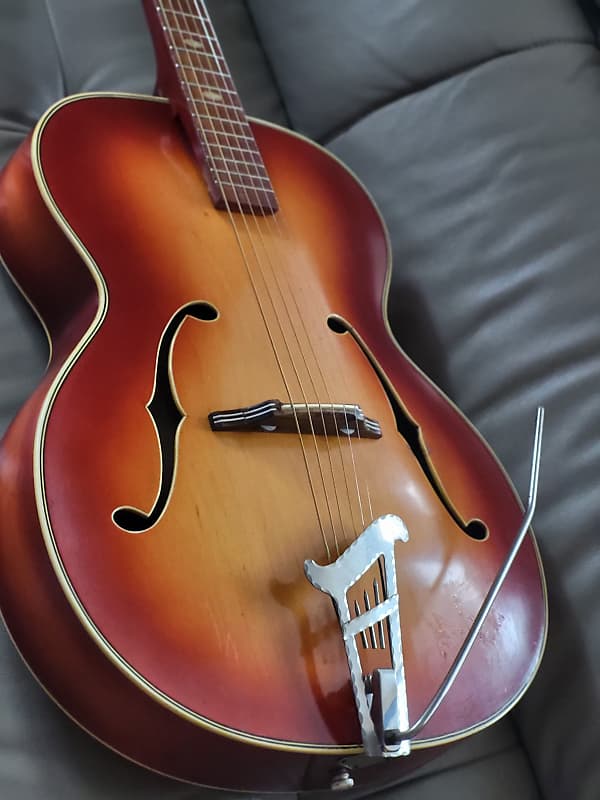 Alte Gitarre Guitar Musima  Archtop  1950s Made in Germany image 1