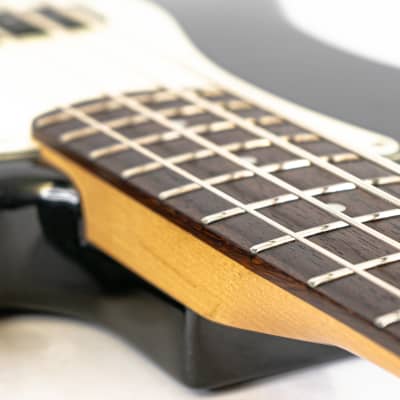 Squier Standard Series Precision PJ P-Bass Black Sparkle w/ Rosewood Fretboard image 6