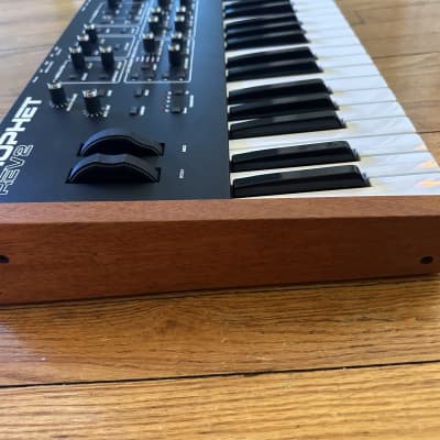 Sequential Prophet Rev2 61-Key 16-Voice Polyphonic Synthesizer 2018 - Present - Black with Wood Sides image 4