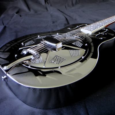 Duolian Resonator Guitar - Nickel/Chrome 'Islander' Body image 5