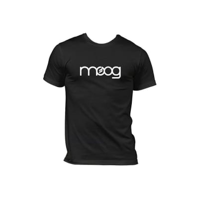 Moog Music Mer Ts Logo Bw4 Moog Logo Tee Xl image 2