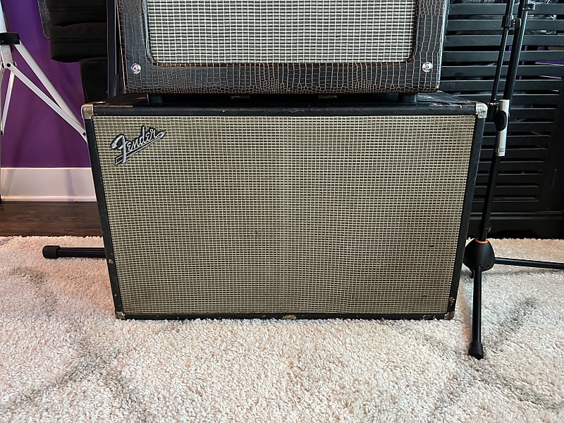 Fender 2x12 Speaker cabinet  1965 image 1