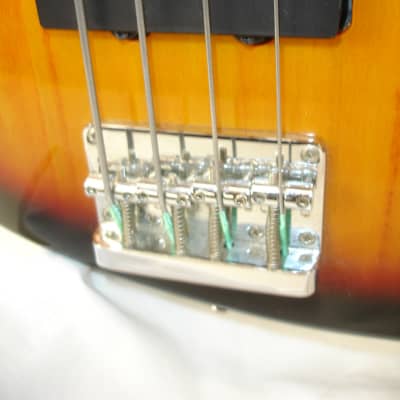 2015 Squier Deluxe Active Jazz Bass IV, 3-Color Sunburst image 6