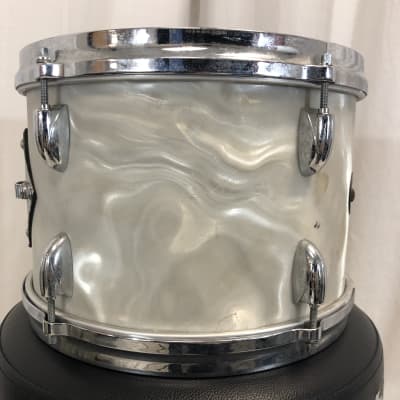 Gretsch RB 60s 12/14/20/5.5x14 drum set White Satin Flame image 15