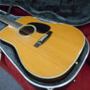 Martin D-35 1973 W/Case acoustic guitar does not need neck reset but frets are worn