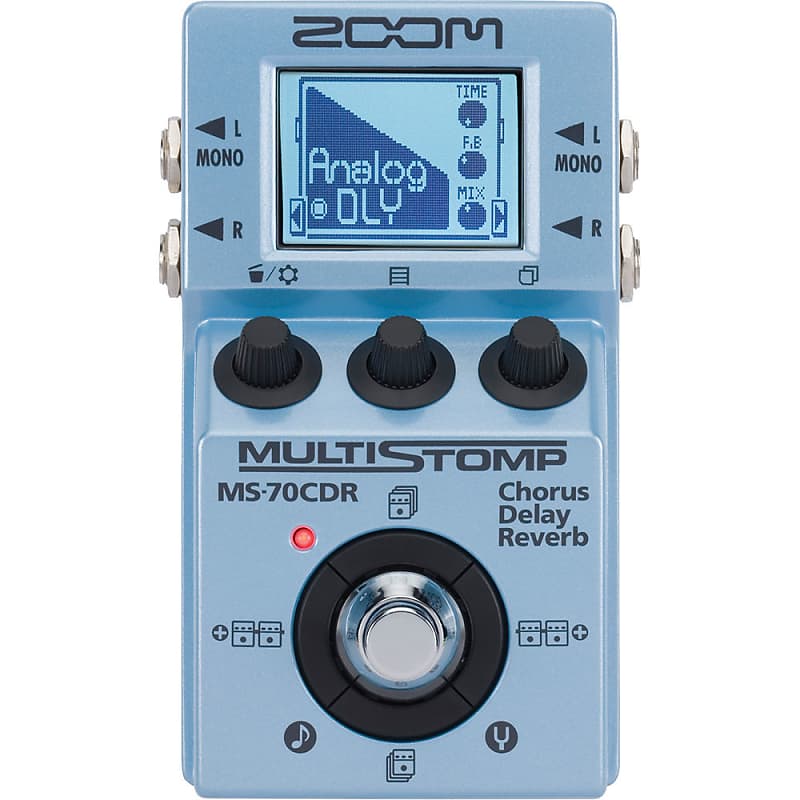 Zoom MS-70CDR Multistomp Pedal - Chorus/Delay Reverb image 1