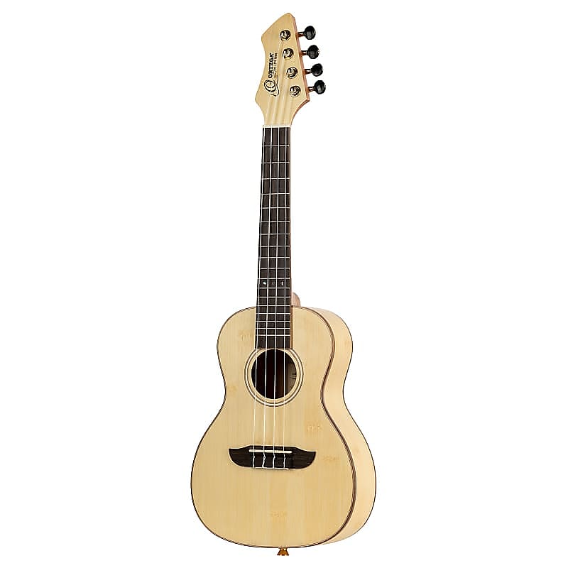 Ortega Guitars RUBO-CE Horizon Series Concert Ukulele Bamboo top, back &  sides Open Pore Finish, Reverse Headstock with Free Deluxe Gig Bag &  Built-in