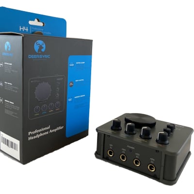 Deersync H4  4-Channel Professional Studio Headphone Amplifier image 6
