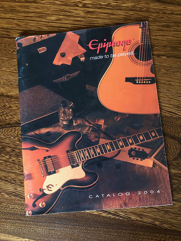 Epiphone catalog 2004 Reverb