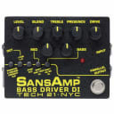 Tech 21 SansAmp Bass Driver V2 DI Box Preamp Stompbox Guitar Effects Pedal
