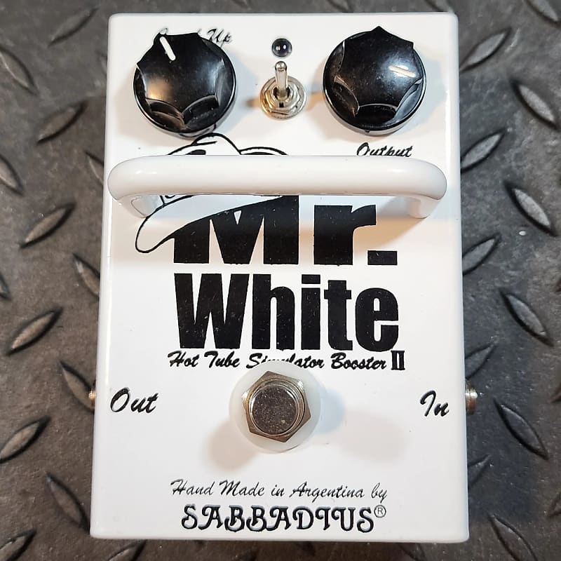 Sabbadius Mr White II Hot Tube Simulator Booster Overdrive SRV Boost